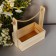 Wooden Kashpo 28 × 15 × 30 cm "Arm", handle rope, natural pine