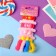 Hair elastic band "lovely" (set of 8 pcs) bow, mix