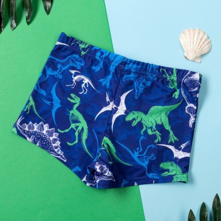 Bathing swimming trunks for the boy KAFTAN "Dinosaurs" Growth 98-104 (30), Blue color-4