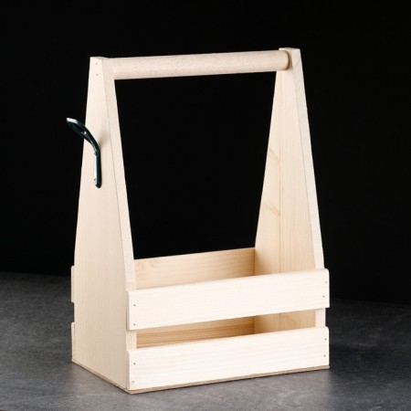 Box for beer 22.5x15.5x33 cm for 6 bottles, natural-5