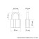 The Stayer Master Castle is hinged, a metal case, with a hardened hand, in a box, 80 mm