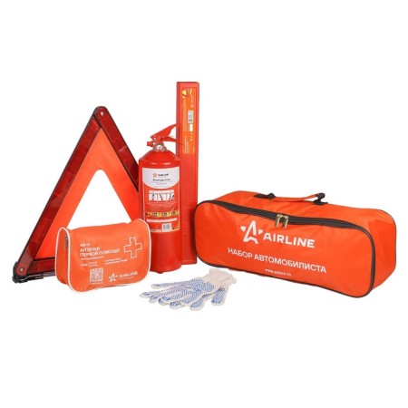 Set of motorist "Technology" Sign+Pharmacy+fire extinguisher+gloves AIRLINE AWG-C-01ANA-01-1