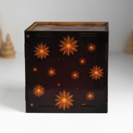 New Year's piggy bank Cube "Snake. Blessing" 10x10x10 cm-4
