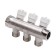 Aqualink threaded manifold, 3/4 "x3/4" x1/2 ", internal/outer, 2 outputs, with valves