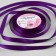Satin tape, 10 mm × 23 ± 1 m, dark violet color