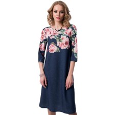 Women's dress, size 50, blue color