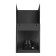 Hax Homsair Phlox Push 40, telescopic, 700 m3/h, 3 speeds, 40 cm, black