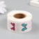 Stick Paper "Bows" d = 2.5 cm 500 pcs in a roll 3x6.5x6.5 cm