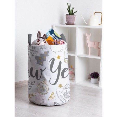 Basket for toys "New Year, size 35x50 cm