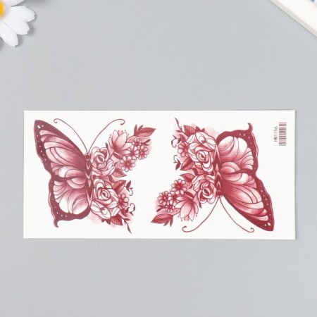 Black Black Tattoo "Blobo with Flower Wing" 9x19 cm