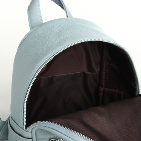 Women's backpack on lightning, blue color-4