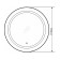 Comforty Mirror Circle 75, LED lighting, contactless sensor, 75x75 mm