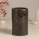 Aroma lamp ceramics "Focus for itself" gray with gold 7.2x7.2x11.6 cm