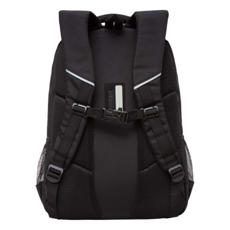 Youth backpack 45 x 32 x 23 cm, Grizzly, ergonomic back, black/blue-1