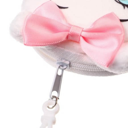 Plyushchiy round wallet with ears, kitty Marie-4