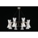 Suspended chandelier Elinor E14 640W