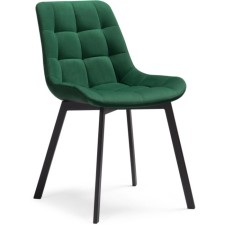 SHELS on a metal frame Chelsea Metal/velor, black/green 50x60x80 cm