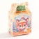 Cookies with a prediction in a box with ears "Happiness and Good luck", 1 pcs