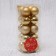 Christmas tree toys, New Year's balls, plastic, D-3 cm set, 20 pcs "Classic Assorted" Gold