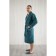 Male robe, Schalka+Kant, size 62, emerald color, waffle