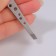 Pinzet beast, wide, 9.5 cm, silver color