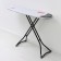 Gladile board Dogrular "Nano", 140 × 38 cm, adjustable height up to 90 cm, white color