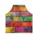 Apron of a kitchen with a photo print "Color bars", adjustable, size OS