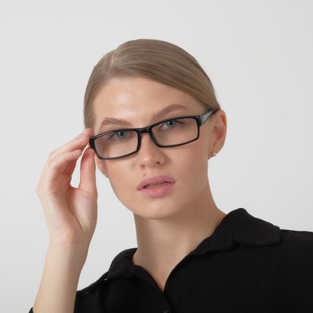 Ready glasses east 6616, black color, bending pipe, +3-2