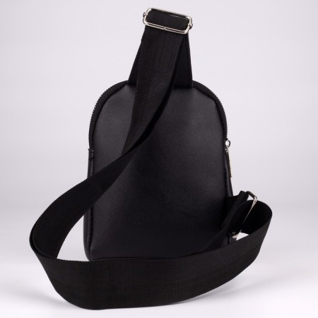 Bag over the shoulder bee Bear with lightning, black color-4