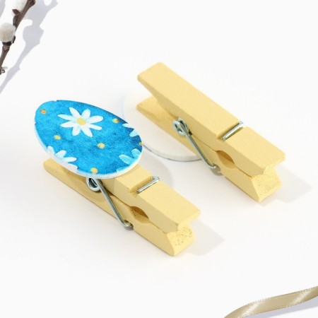 A set of clothespins for decorating the willow “with a bright Easter!”, 10 x 12 cm.-4