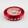 Satin tape "Deer", 15 mm, 23 ± 1 m, red color No. 33