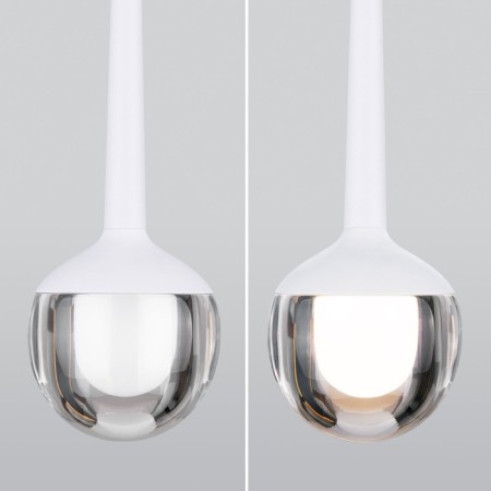 Suspended accent Elektrostandard, DLS028 LED 6 W, 75x75x280 mm, IP20, white color-2