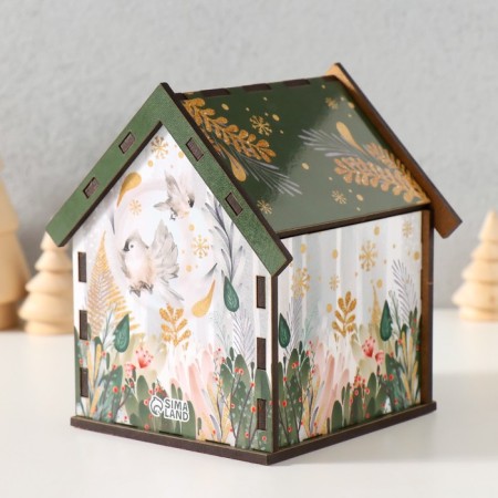 Tea house "Miracles Time" 10.5x9.5x12 cm-2