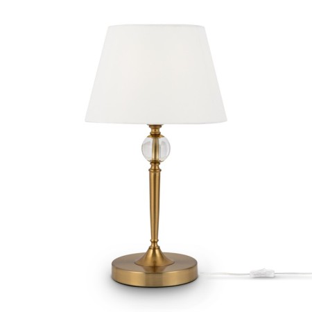 Table lamp 40W, 1HE14, 43.5x24 cm, brass
