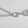 The necklace "volumetric chain" is small, the color is silver, 50 cm