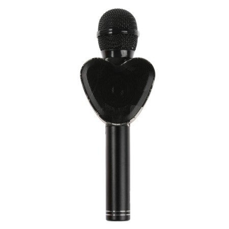 Microphone for karaoke Q5, 3 W, 1800 mAh, Bluetooth, FM, Microsd, Black-2