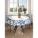 The tablecloth "Watercolor Gzhel", Round, Saten, D = 150 cm