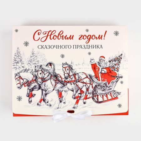 Gift Box "Santa Claus", 31 x 24.5 x 8 cm, new year-3
