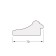 Mirror in the baguette frame, aged bronze with weaving 70 mm, 58x73 cm