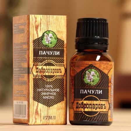 Pachuli essential oil 17 ml in a box-3
