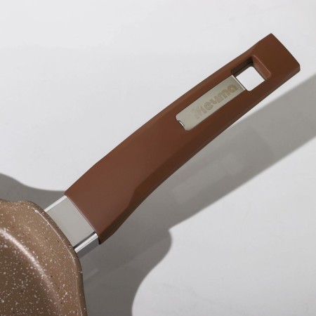 Pancake pan “granite Brown”, D = 22 cm, plastic handle, anti -stick coating, brown color-3