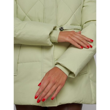 Winter jacket female, size 50, light green color-14