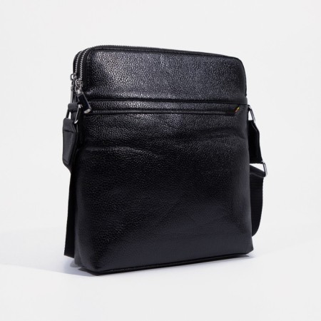 Male bag, black color