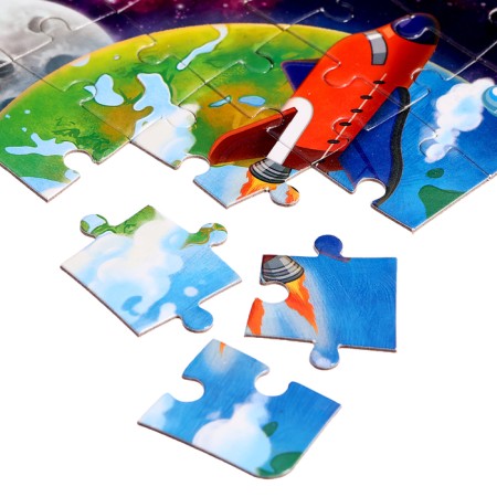 Puzzle in the thermostat "Space History", 54 details, 250 ml-5