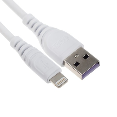 BYZ BC -007I, Lightning - USB, 3 A, 1.2 m, silicone, white