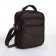 Male bag on lightning, long belt, brown color