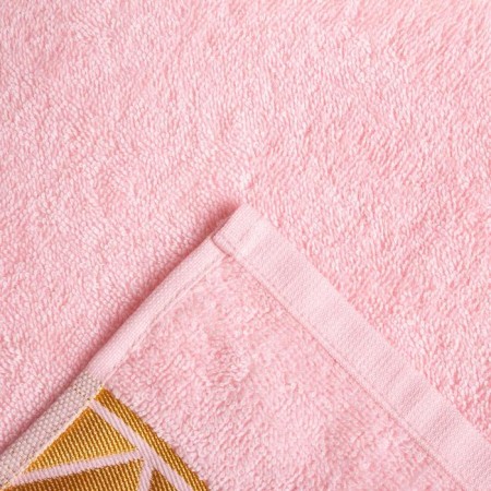 Terry "rhombus" pink 30x70 cm, 100% cotton, 370g/m2-2