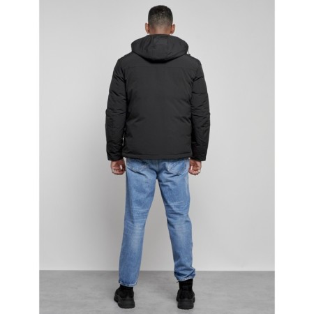 Sports male winter, size 60, black color-3