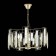 Suspended EVOLUCE lamp. Sle103403-05. Giano. 5x40 watts, E14, 56x56x28 cm, champagne color