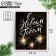 Postcard-Mini "Happy New Year!" Cretaceous board, 8.8 x 10.7cm, New Year
